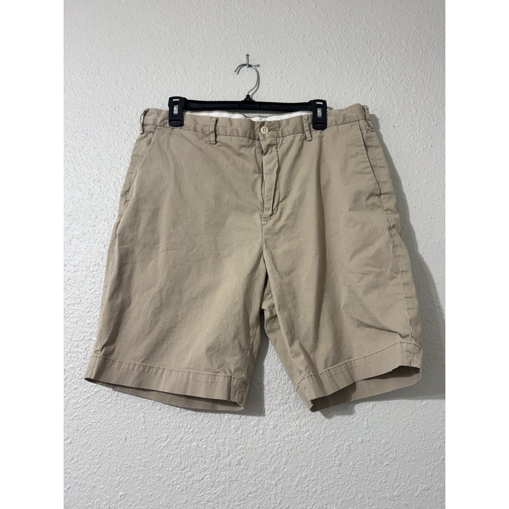Polo Ralph Lauren Chino Shorts 36 Preppy Vtg Logo Classic Khaki